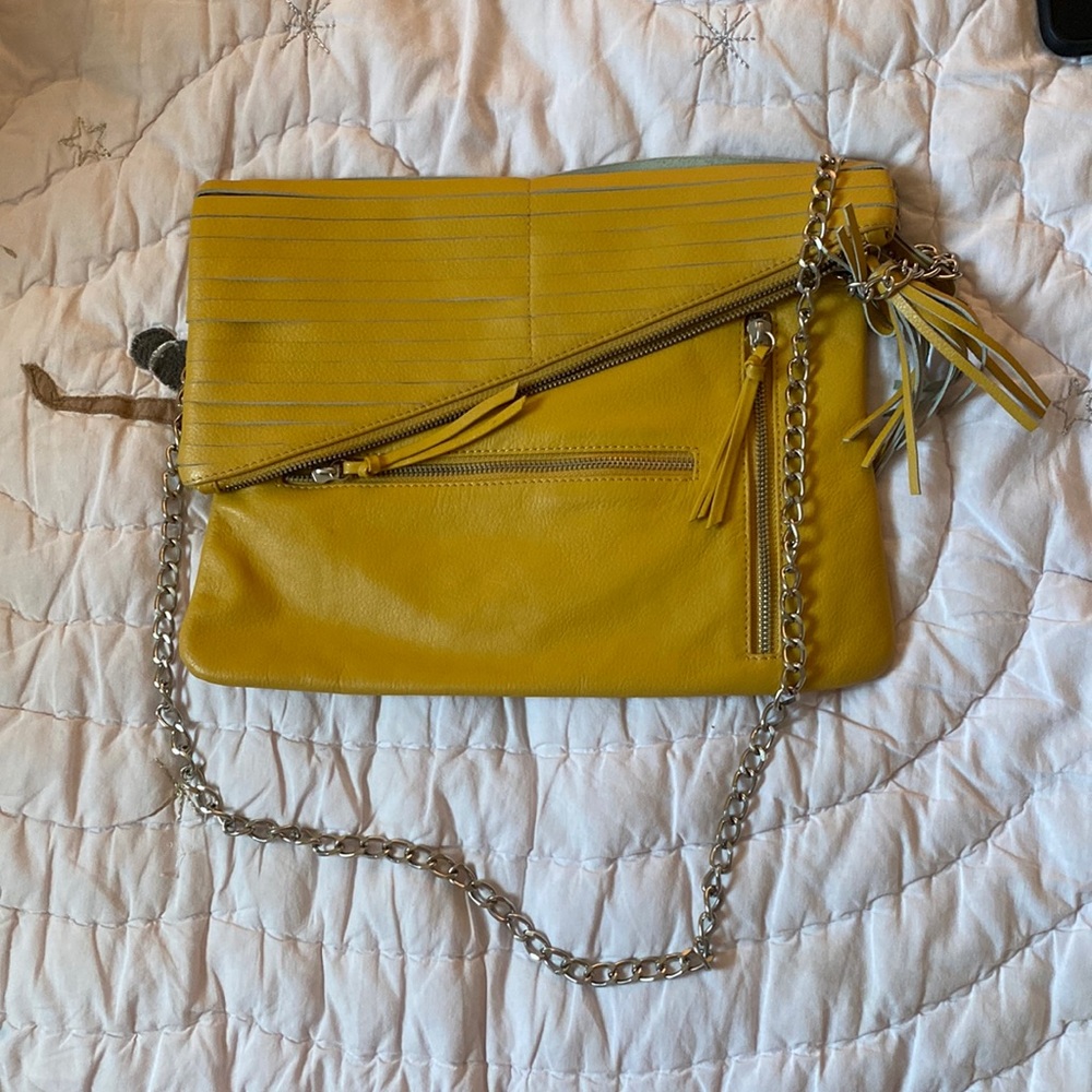 Romy Gold Yellow Bag